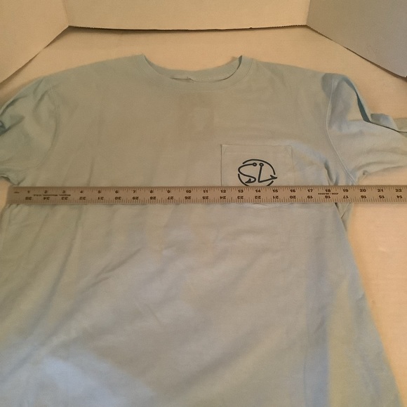 Southern Lure Men’s Short Sleeve Tee Chillin’ Sky Blue Size Medium NEW - Picture 9 of 10